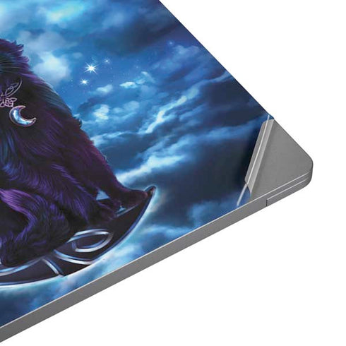 Celtic Black Cat by Brigid Ashwood Laptop Skins